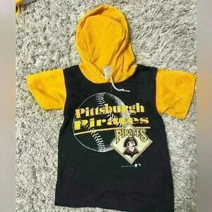 Vintage 1991 Boys Pittsburgh Pirates TShirt | MLB Garan Kids Shirt | Size Small